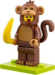 Monkey Costume Fan, Series 28 (Complete Set with Stand and Accessories)