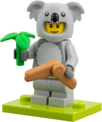 Koala Costume Fan, Series 28 (Complete Set with Stand and Accessories)