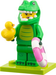 Crocodile Costume Fan, Series 28 (Complete Set with Stand and Accessories)