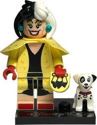 Cruella de Vil & Dalmatian Puppy, Disney 100 (Complete Set with Stand and Accessories)