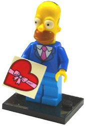 Date Night Homer, The Simpsons, Series 2 (Complete Set with Stand and Accessories)