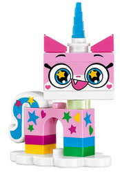 Rainbow Unikitty, Unikitty!, Series 1 (Complete Set with Stand)