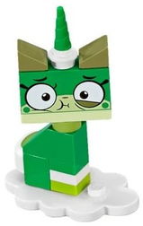 Queasy Unikitty, Unikitty!, Series 1 (Complete Set with Stand)