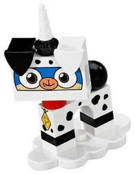 Dalmatian Puppycorn, Unikitty!, Series 1 (Complete Set with Stand)