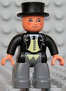 Duplo Figure Lego Ville, Male, Thomas & Friends Sir Topham Hatt (4506027) 