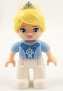Duplo Figure Lego Ville, Disney Princess, Cinderella, Tiara 