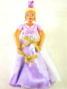 Belville Female - Queen with Sand Purple Top, Light Yellow Hair, Pink Shoes, Skirt Long, Crown 