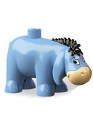 Duplo Figure Winnie the Pooh, Eeyore with Stud on Back 