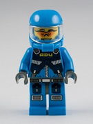 Alien Defense Unit Soldier 1 - Dark Bluish Gray Hips 