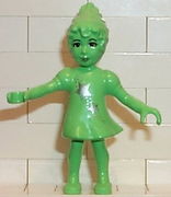 Belville Fairy - Medium Green with Stars Pattern (Millimy) 