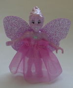 Belville Fairy - Bright Pink with Stars Pattern - With Skirt/Wings 