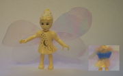 Belville Fairy - Light Yellow with Moon Pattern (Millimy) - With Wings and Bow 