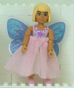 Belville Female - Cherrie Blossom Pink Sleeveless Top with Skirt and Wings 
