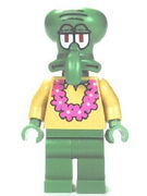 Squidward - Pink Lei 