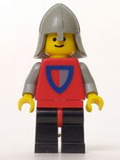 Classic - Knight, Shield Red/Gray, Black Legs with Red Hips, Light Gray Neck-Protector 