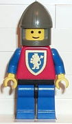 Crusader Lion - Blue Legs with Black Hips, Dark Gray Chin-Guard 