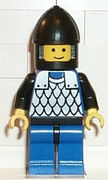 Scale Mail - Blue, Blue Legs with Black Hips, Black Chin-Guard 