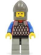 Scale Mail - Red with Blue Arms, Light Gray Legs with Black Hips, Dark Gray Chin-Guard 