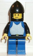 Breastplate - Blue with Black Arms, Blue Legs with Black Hips, Black Chin-Guard 