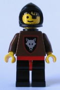 Wolfpack - Eyepatch, Brown Arms and Black Legs, Black Hood and Cape 