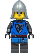 Black Falcon - Castle Guard Female, Flat Silver Neck-Protector 