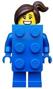 Brick Suit Girl - Minifigure only Entry 