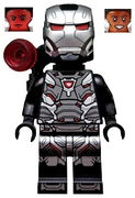 War Machine - Black and Silver Armor with Backpack 