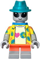 Alien Tourist, Series 26 (Minifigure Only without Stand and Accessories)