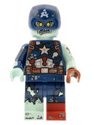 Zombie Captain America, Marvel Studios, Series 1 (Minifigure Only without Stand and Accessories)