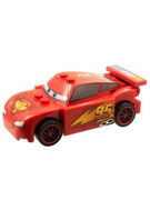Lightning McQueen - Piston Cup Hood, Red and Black Wheels 