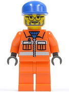 Sanitary Engineer 3 - Orange Legs, Glasses and Beard 