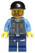 Police - LEGO City Undercover Elite Police Officer 1 - Brown Beard 