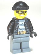 Police - City Bandit Male, Black Knit Cap, Mask 