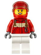 Paramedic - Pilot Female, Red Helmet 