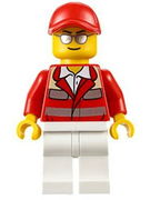 Paramedic - Red Uniform, Male, Red Short Bill Cap 