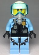 Sky Police - Jet Pilot with Oxygen Mask and Headset 