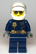 Police - City Motorcyclist Female, Silver Sunglasses, Trans-Clear Visor 