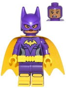 Batgirl, Yellow Cape, Dual Sided Head with Smile/Scared Pattern (Figure Only) 