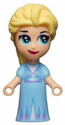 Elsa, Bright Light Blue Dress - Micro Doll 