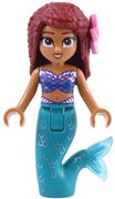 Ariel, Mermaid (Medium Nougat) - Mini Doll, Bright Pink Flower