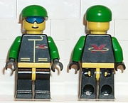 Extreme Team - Green, Black Legs with Yellow Hips, Green Cap 