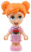 Friends Ella - Micro Doll, Bright Pink Watermelon Dress