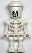 Skeleton with Standard Skull, Bent Arms Vertical Grip, Cook's Hat 