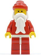 Santa, Red Legs with White Hips 