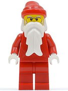 Santa, Red Legs, White Bushy Eyebrows 