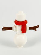 Snowman - Red Scarf, No Hat 