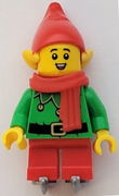 Elf - Red Hat and Scarf, Ice Skates