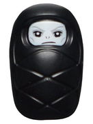 Baby / Infant - with Stud Holder on Back with White Evil Face Pattern (Baby Voldemort) 