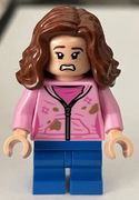Hermione Granger, Bright Pink Jacket with Stains, Closed / Scared Mouth