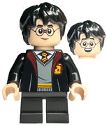 Harry Potter - Gryffindor Robe Open, Black Short Legs, Grin / Open Mouth Smile